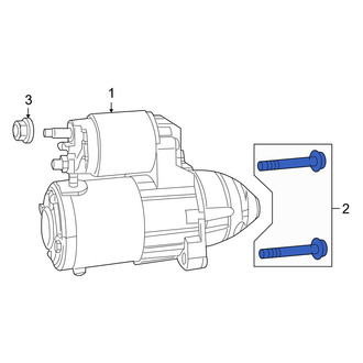 Jeep OE - Upper Alternator Bracket Bolt