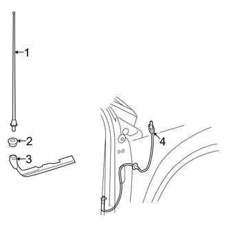 Jeep OE - Electrical - Antenna (Fender Mounted)