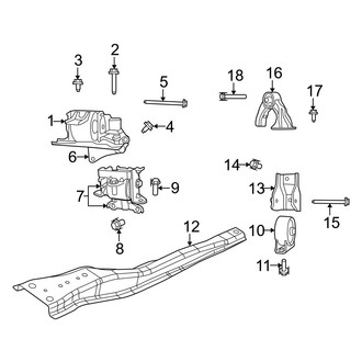 Jeep OE - Engine / Transaxle - Engine & Transmission Mounting (2.0L Gas)