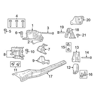 Jeep OE - Engine & Transmission Mounting (2.4L)