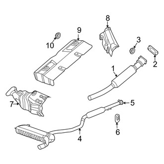 Jeep OE - Exhaust System - Exhaust Components (2.0L)