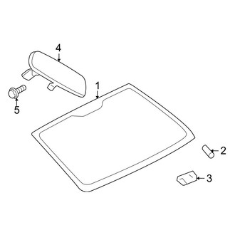 Jeep OE - Windshield - Glass