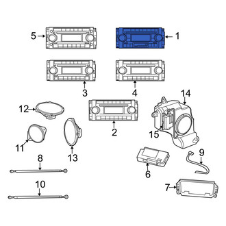 Jeep OE - Radio Control Unit