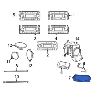 Jeep OE - Radio Bracket