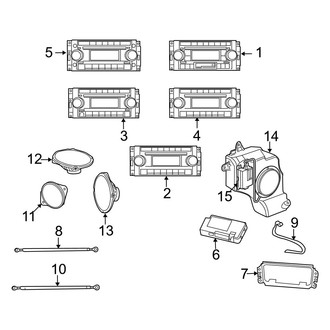 Jeep OE - Instrument Panel - Sound System