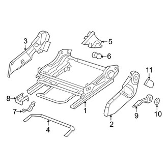 Jeep OE - Seats & Tracks - Tracks & Components (Driver Seat, W/O Power)