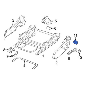 Jeep OE - Front Left Seat Belt Anchor Plate Cover