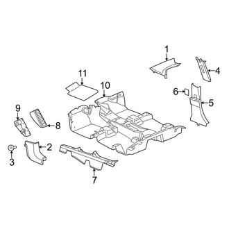 Jeep OE - Pillars, Rocker & Floor - Interior Trim