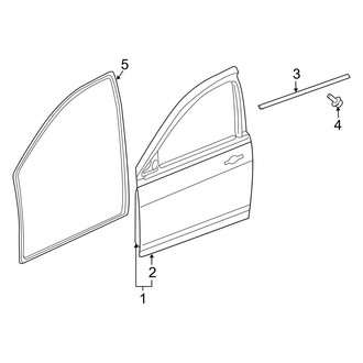Jeep OE - Front Door - Door & Components