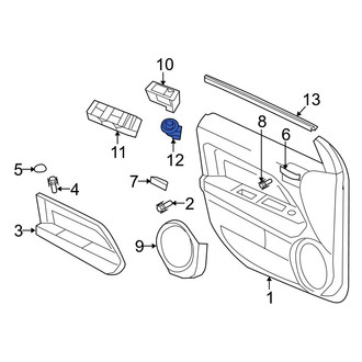 Jeep OE - Front Door Mirror Switch