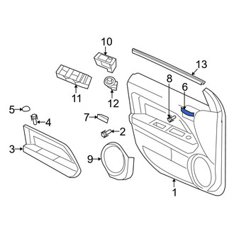 Jeep OE - Front Left Inner Interior Door Handle