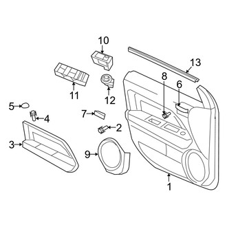 Jeep OE - Front Door - Interior Trim