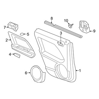 Jeep OE - Rear Door - Interior Trim