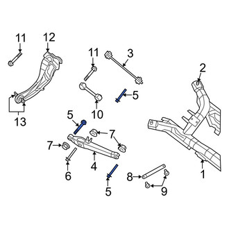 Jeep OE - Outer Suspension Control Arm Bolt