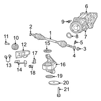 Jeep OE - Rear Suspension - Axle & Differential (Latitude / Limited / Sport 4WD)