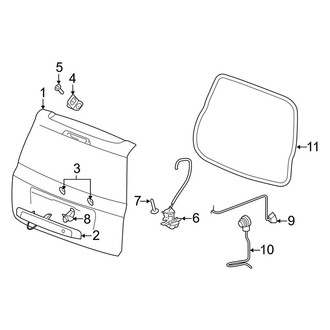 Jeep OE - Lift Gate - Gate & Hardware