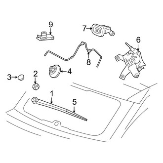 Jeep OE - Lift Gate - Wiper & Washer Components