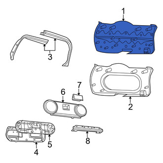 Jeep OE - Rear Liftgate Trim