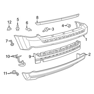 Jeep OE - Rear Bumper - Bumper & Components