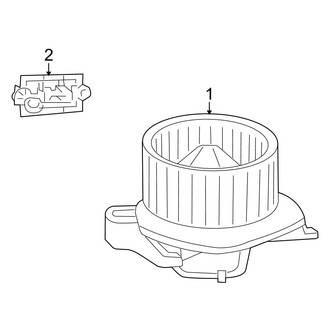 Jeep OE - Air Conditioner & Heater - Blower Motor & Fan (Limited / Sport)
