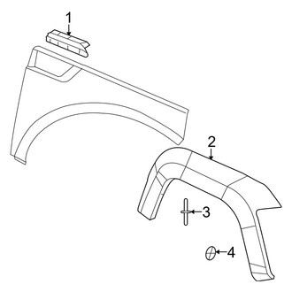 Jeep OE - Fender - Exterior Trim