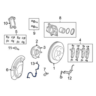 Jeep OE - Front Right Brake Hydraulic Hose