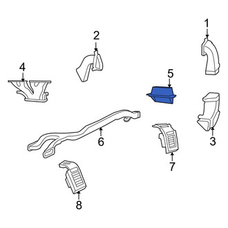 Jeep OE - Instrument Panel Air Duct