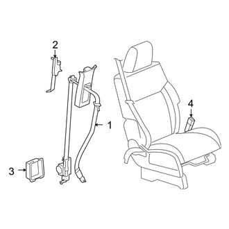 Jeep OE - Restraint Systems - Front Seat Belts
