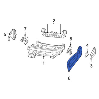 Jeep OE - Right Outer Seat Trim Panel