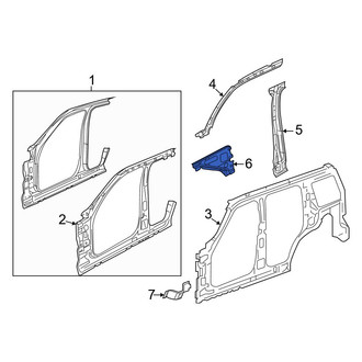 Jeep OE - Left Cowl Side Panel
