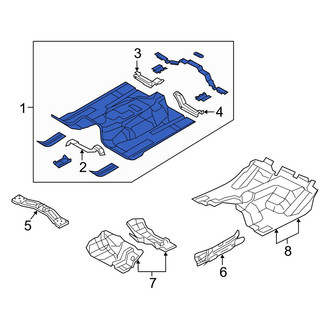 Jeep OE - Front Floor Pan