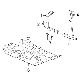 Jeep OE - Pillars, Rocker & Floor - Interior Trim