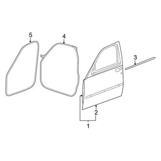 Jeep OE - Front Door - Door & Components