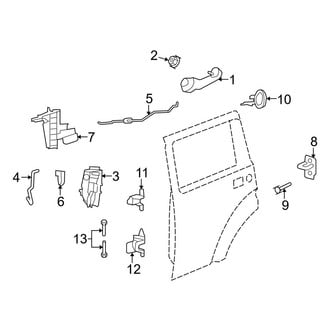 Jeep OE - Rear Door - Lock & Hardware