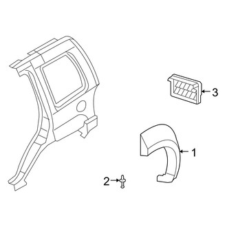 Jeep OE - Quarter Panel - Exterior Trim
