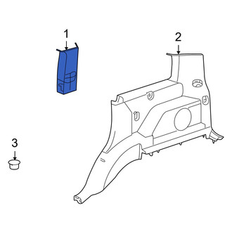 Jeep OE - Left Body C-Pillar Trim Panel