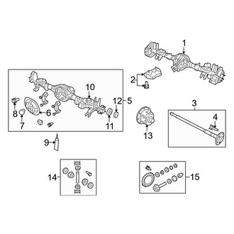 Jeep OE - Rear Suspension - Axle & Differential (RWD)