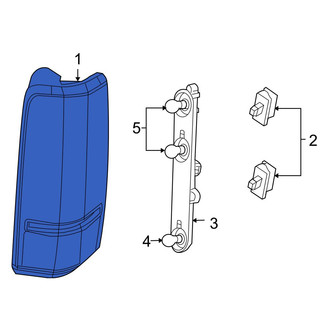 Jeep OE - Rear Left Tail Light Assembly