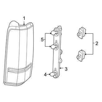 Jeep OE - Rear Lamps - Tail Lamps