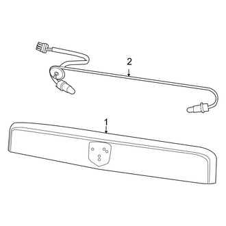 Jeep OE - Rear Lamps - License Lamps