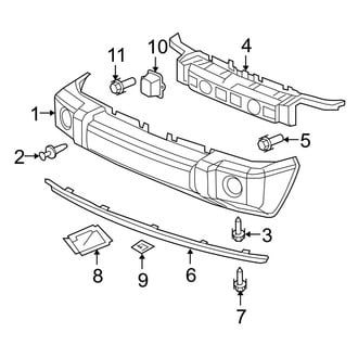 Jeep OE - Front Bumper - Bumper & Components