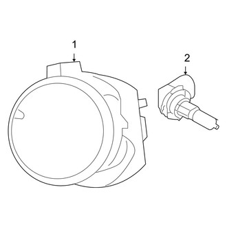 Jeep OE - Front Lamps - Fog Lamps