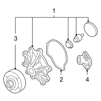 Jeep OE - Cooling - Water Pump (3.7L)