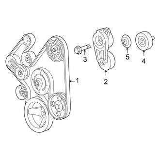 Jeep OE - Cooling - Belts & Pulleys (5.7L)