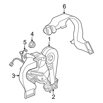 Jeep OE - Air Conditioner & Heater - Rear Evaporator