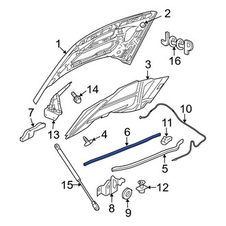 Jeep OE - Hood Seal