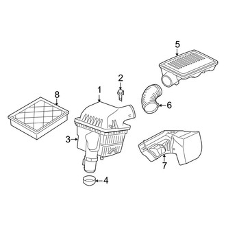 Jeep OE - Engine - Air Inlet (3.7L)