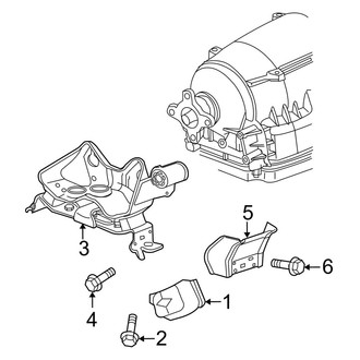Jeep OE - Engine & Transmission Mounting (RWD 3.7L)