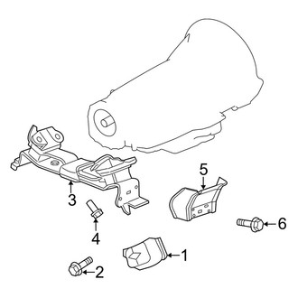 Jeep OE - Engine & Transmission Mounting (4WD 3.7L)