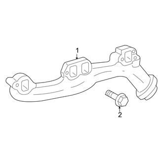 Jeep OE - Exhaust System - Exhaust Manifold (Limited / Sport 5.7L)
